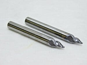 2 PACK Dumbarton Tool Carbide End Mills TICN 3" OAL 3FL 500882-T-3