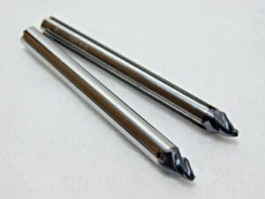 PROMAX Premium Carbide Tapered End Mills .065 x 6mm x 2.5" x 45D Qty 2 SPL1616