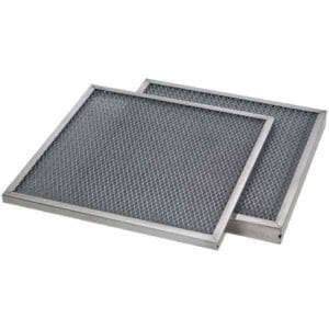 Pleated & Panel Air Filters Aluminum Mesh Height 24" Width 24" Depth 2" Qty 6