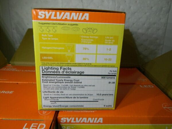 SYLVANIA 9 Watt LED Flood/Spot Medium Screw Lamp Qty 12 79280