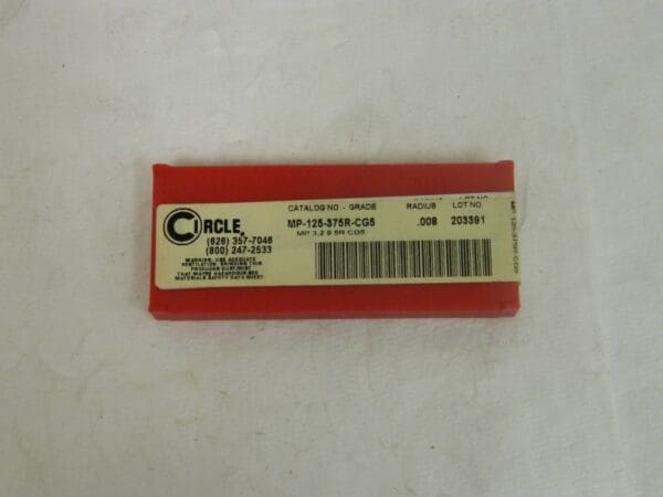 Circle Machine Boring Insert C2 MP-125-375R-CG5 #230970