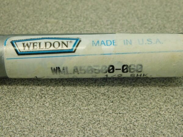 Weldon Spiral Flute Twist Drill 5FL 1/2" Dia 1/2" Shank 2" LOC WMLA50500-060