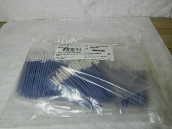 VWR Critical Swab Cone-Shaped Reticulated Foam Head Qty 500 89031-282