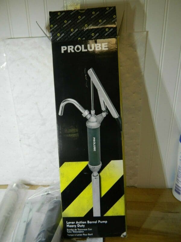 PRO-LUBE Oil Lubrication 0.10 Strokes/oz Flow Alum/Steel Lever Hand Pump LBP/04