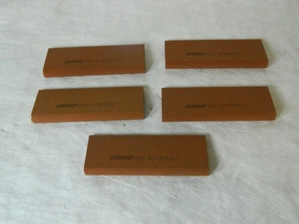 Norton Alum Oxide Sharpening Stone 4-1/2"L 1-3/4"D 1/2" Thick Qty 5 61463687175