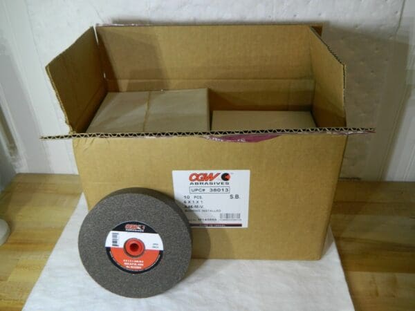 CGW 46 Grit Aluminum Oxide Bench & Pedestal Grinding Wheel Qty 10 Wheels 38013