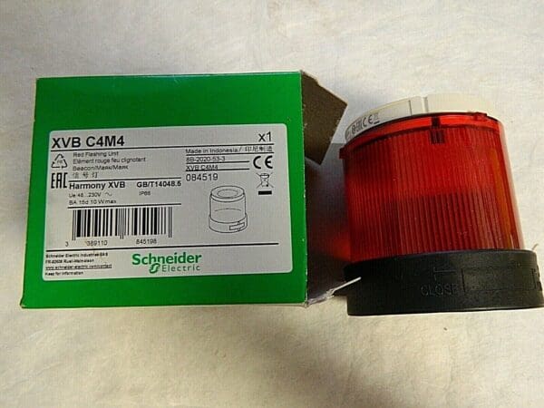 Schneider Electric 48 to 230 VAC, 4X NEMA Rated, LED Flashing Light. XVBC4M4