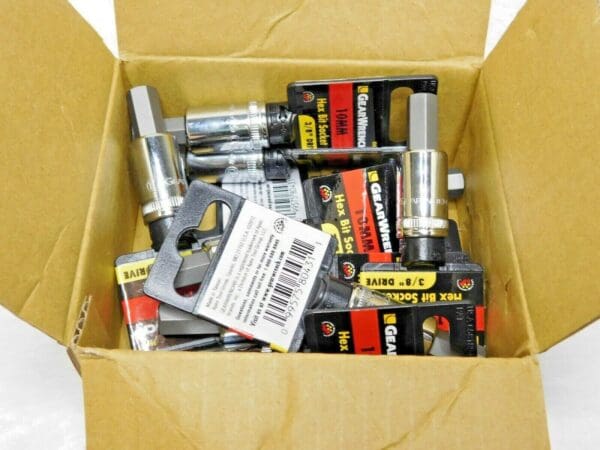 BOX of 10 GearWrench 3/8" Drive Hex Bit Metric Sockets 10mm 80431