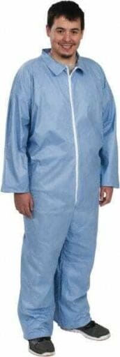 Dupont Disposable Flame Resistant/Retardant Coverall Sz L Qty 25 TM120SBULG00250