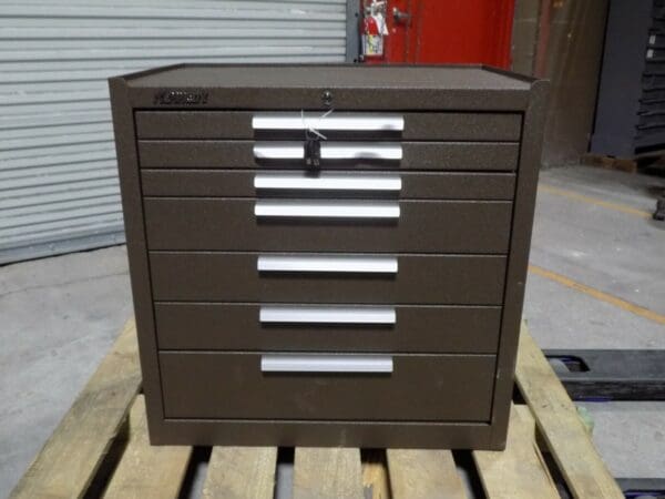 Kennedy Roller Cabinet Tool Box 7 Drawer 35" x 29" x 20" Steel Brown DAMAGED