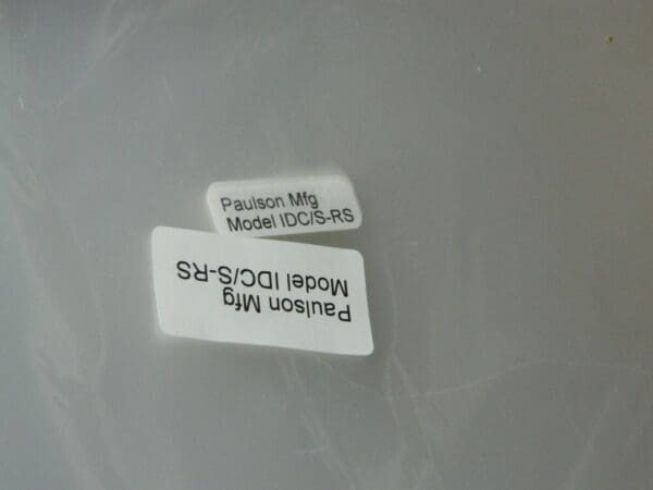 Paulson IDC Snap System Model IDC/S-RS Replacement Face Shields Qty 25 6256550