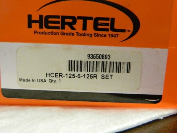 Hertel HCE RHC 1-5/8" Max Workpc Diam Indexable Cutoff Toolholder 93650893