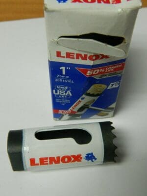 Lenox 1" Diam, 1-1/2" Cutting Depth, Hole Saw QTY 8 3001616L