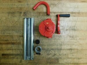 Pro-Grade Cast Iron Hand Operated Siphon Pump 1″ Outlet WS-PU-ROTA1-1