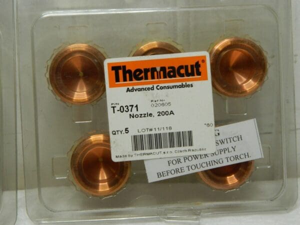 Thermacut Nozzle 200A Qty 10 T-037 1020605