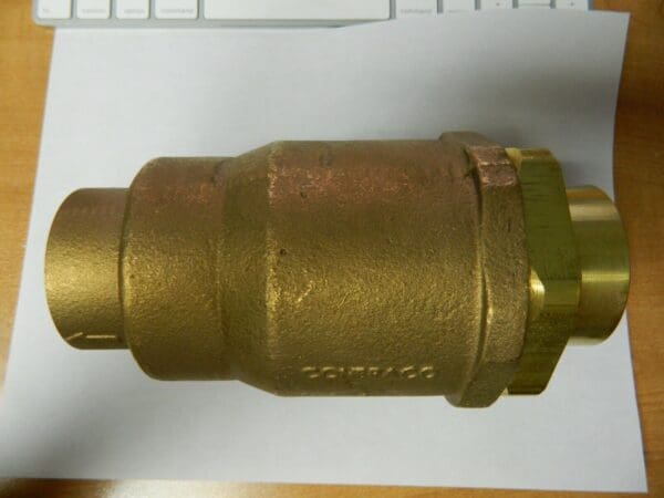 Apollo 2" In-line Ball Cone Check Valves Bronze Solder End EPR-Seated.61-608-01