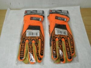 MCR SAFETY Goatskin Cut Resist. Glove 2XL Cut A5 Abrasion 4 Qty 2 Pairs MC503XXL