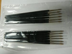 OSBORN #4 Sable Artist's Paint Brush QTY 12 0007407000