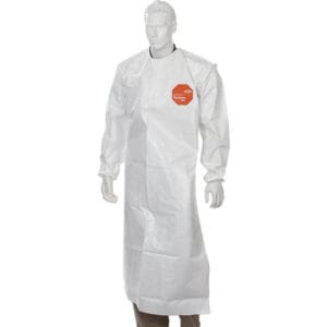 Dupont 12 mil Thick Disposable Chemical Resistant Aprons Qty 12 SL278BWH0000120