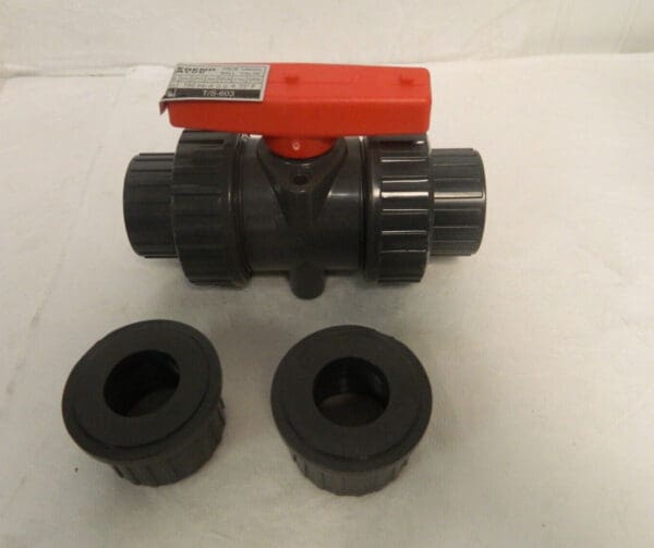 LEGEND VALVE 1-1/4″ Pipe Full Port PVC True Union Design Ball Valve 201-206