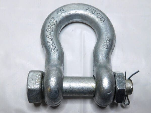 1 LOT of 3 3/4" Galvanized Steel Loose Pin Anchor Shackles 74385014