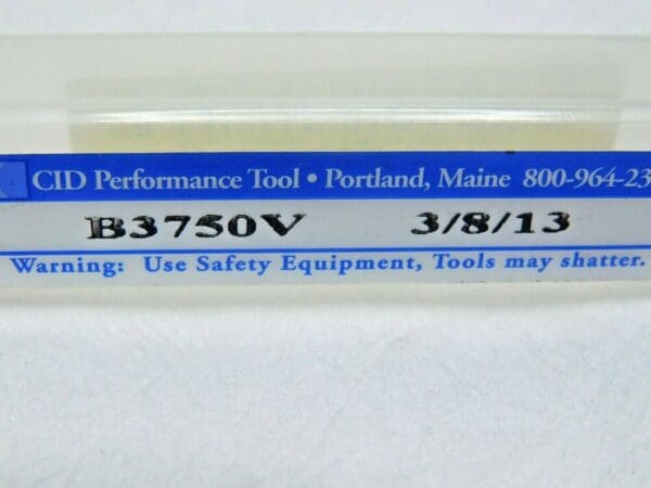 CID Performance Carbide Ball End Mill Ticn 3/8" x 3/8" x 1" x 2-1/2" 4FL B3750V