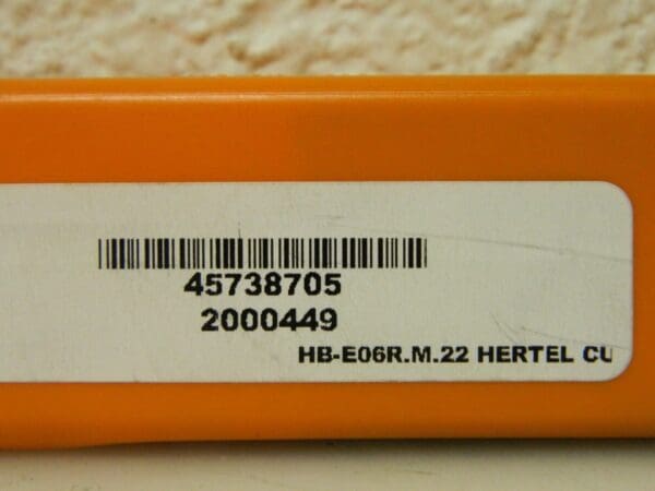 Hertel Indexable Cutoff Toolholder HB Right Hand Cut HB 2.2 Insert 45738705