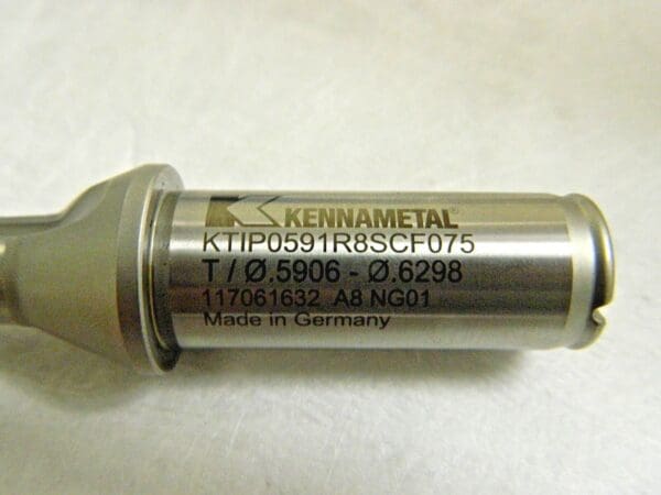 Kennametal Replaceable Tip Drill 15.08 to 15.99mm Diam KTIP0591R8SCF075 5307874