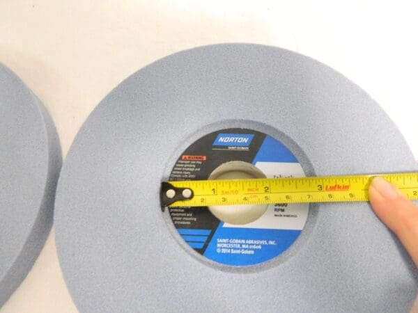 Norton 7" Diam x 1-1/4" Hole x 3/4" Thick Gemini 60 Grit J Grinding Wheel Qty 3