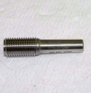 GF Gage Single End Plug Thread Go Gage 7/16"-20 UNF W043720GK