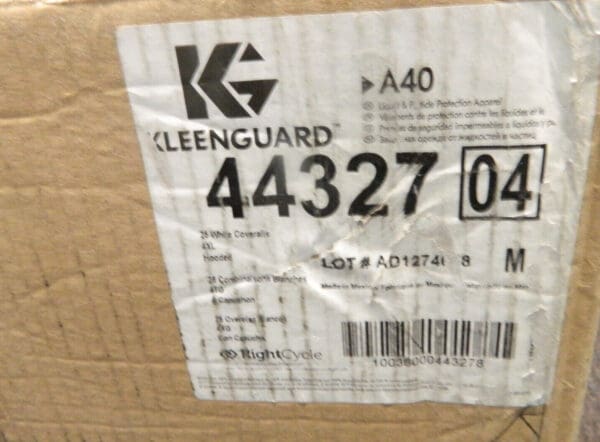 KleenGuard 4XL Microporous Film Laminate General Purpose Coveralls Qty 25 44327