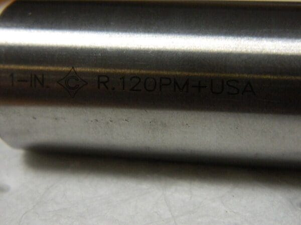 CLEVELAND 1″ Diam 3 Flute Powdered Metal 0.12″ Corner Radius End Mill