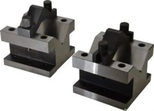 2-9/16″ Max Capacity, 90° Angle, Hardened Steel V-Block