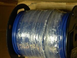 SOUTHWIRE 14 AWG, 41 Strand, Blue Machine Tool Wire