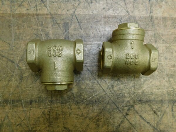 Legend Valve 1″ Lead Free Brass Check Valve 2 Pack 105-105NL