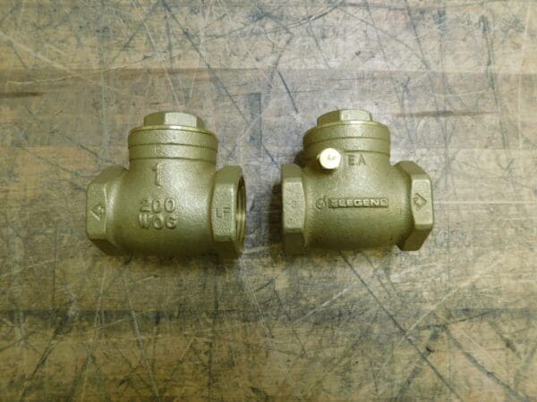 Legend Valve 1″ Lead Free Brass Check Valve 2 Pack 105-105NL