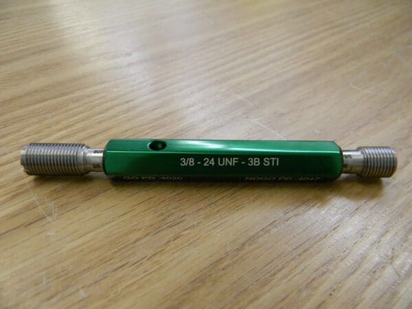 GF Gage 3/8-24 Thread STI Class 3B Plug Thread Insert Go/No Go Gage H0375243BS