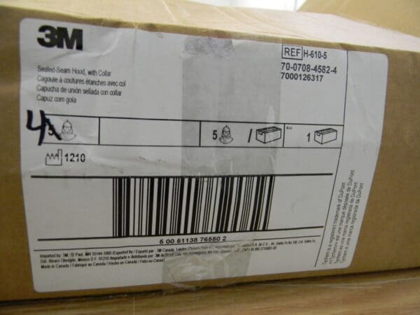 3M Sealed-Seam Respirator Hood PAPR/SAR Compatible Qty 4 7000126317