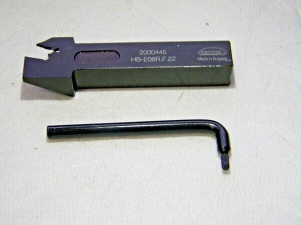 Hertel 1.1800" Right Hand Indexable Cutoff Toolholder HB-E08R.F.22 2000445