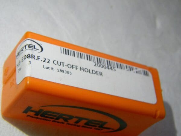 Hertel 1.1800" Right Hand Indexable Cutoff Toolholder HB-E08R.F.22 2000445