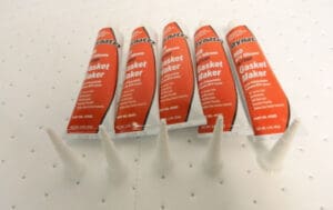 Dynatex Red RTV Silicone Hi-Temp Gasket Maker Qty 5 49202