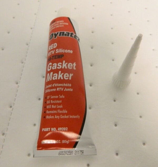 Dynatex Red RTV Silicone Hi-Temp Gasket Maker Qty 5 49202