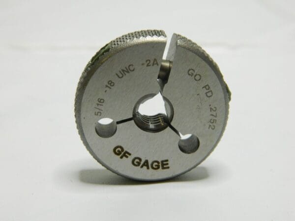 GF GAGE 5/16-18 Go Double Ring Thread Gage Class 2A 55325351