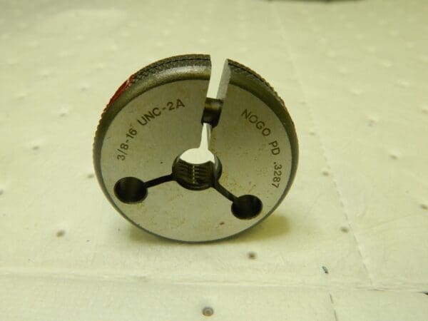 GF GAGE 3/8-16 No Go Double Ring Thread Gage R0375162AS