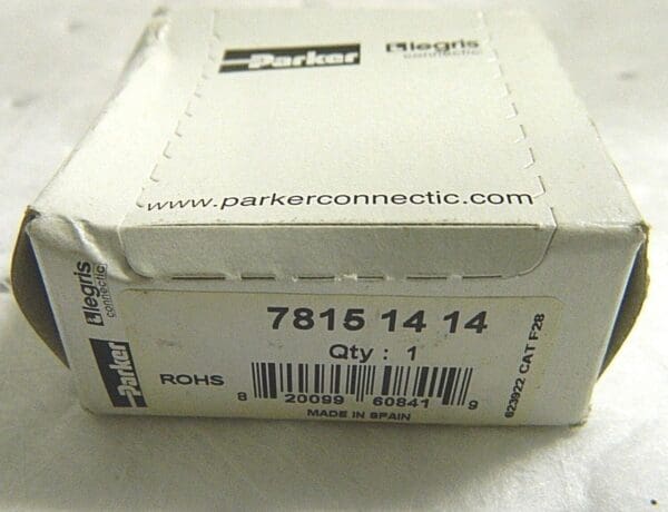 Parker Legris Threaded Knobless Flow Control Valve 1/4" NPT 7815 14 14