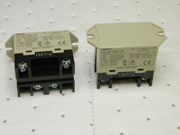 Omron General Purpose Relay with Test Button Qty 2 G7L-1A-BUB-J-CB-DC12