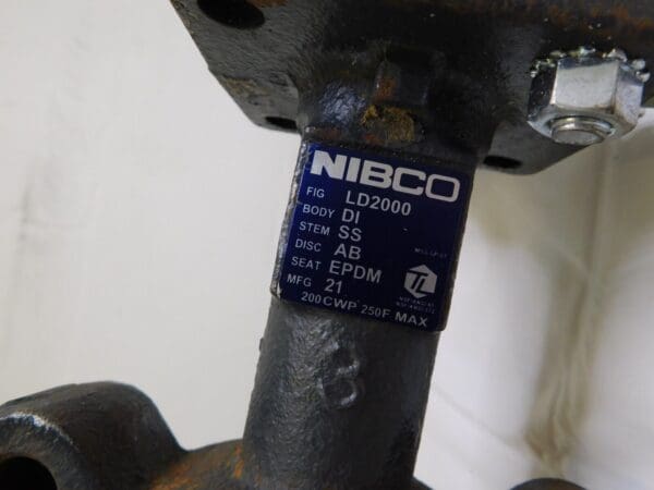 Nibco 3″ Pipe Lug Butterfly Valve NLG100F