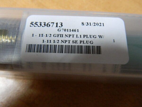 GF GAGE 1 - 11-1/2 Single End Tapered Plug Pipe Thread Gage