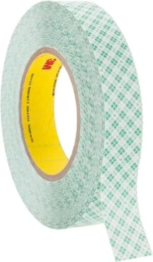 3M 1″ x 36 Yd Rubber Adhesive Double Sided Tape Lot of 2 rolls