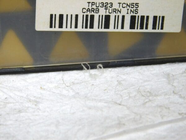 Carbide Turning Inserts TPU323 Grade-TCN5 Qty 10 03429263